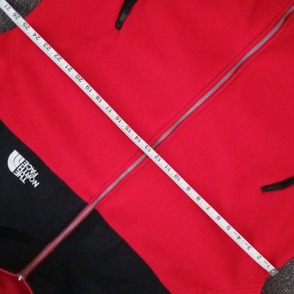 🌬VTG The North Face🌬 - Red/Black Denali Gore-Tex Windstopper Fleece Jacket - Picture 12 of 14
